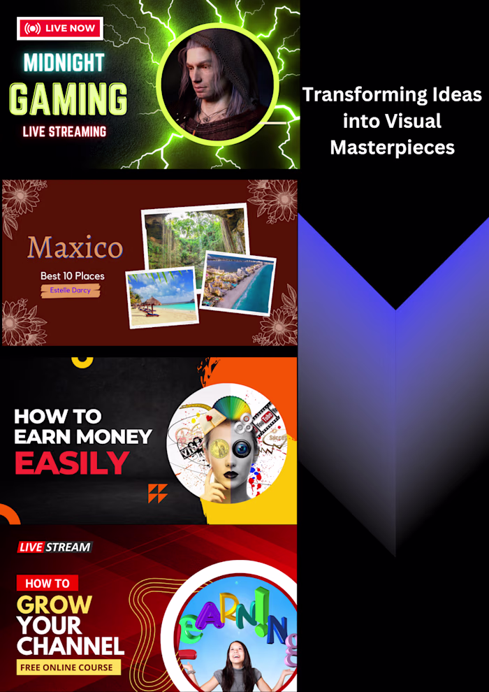 Thumbnail Design Portfolio Showcase