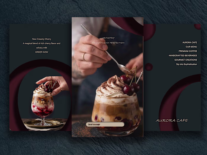 Aurora Café Visual Content Campaign