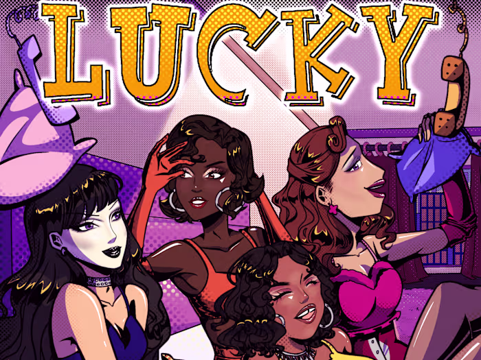Redesigning the Album Art of "Lucky" RPDR for my Finals
