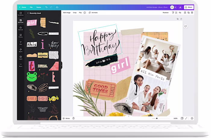 Design and print custom photo collages