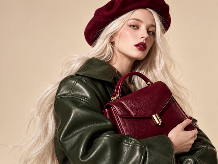 For this luxury handbag concept,