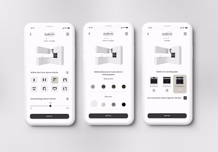 Kitchen combinator mobile app.