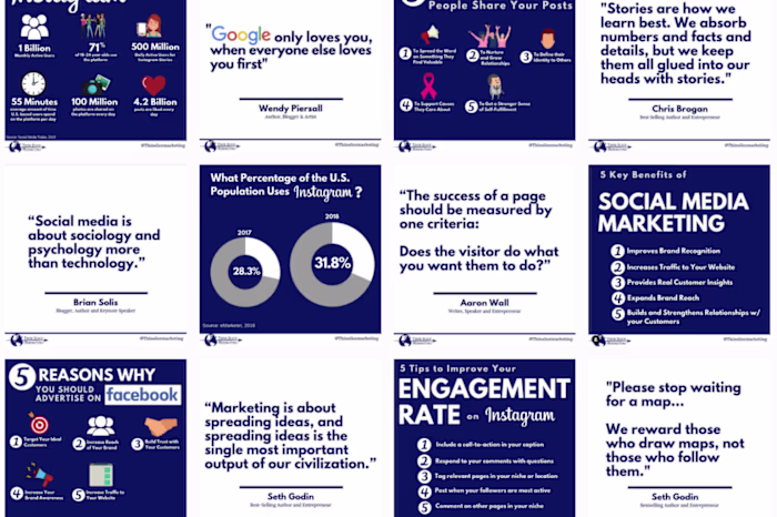 Social Media Content Design - Thin Slice Marketing