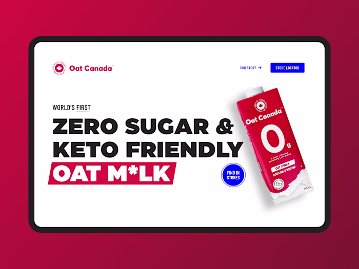 Oat Canada · Website (React)