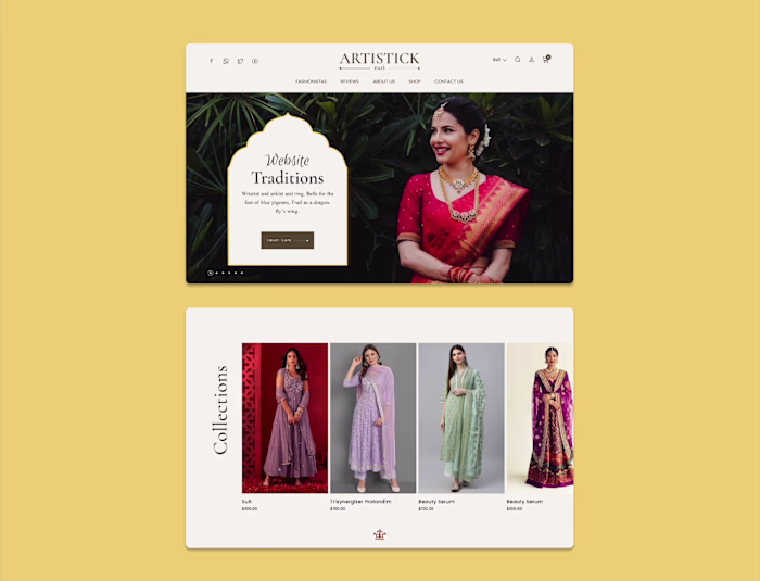 Show Reel - Ecommerce Website