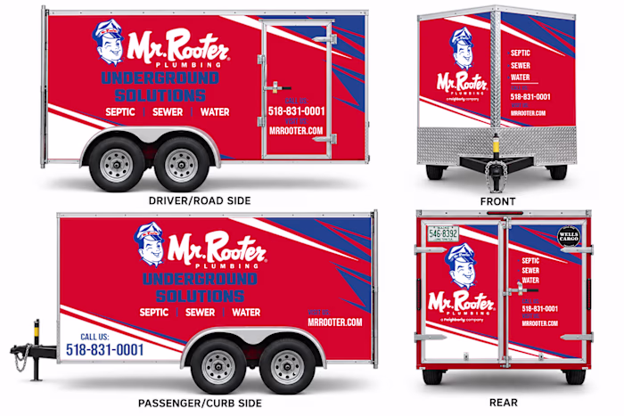 Which trailer wrap design do you prefer for a professional p...