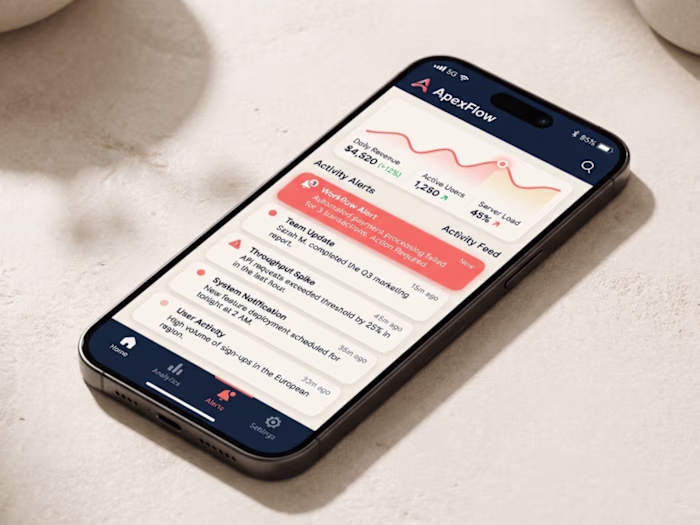 ApexFlow SaaS Platform Redesign