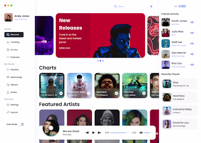 VIBE - Dashboard Extension