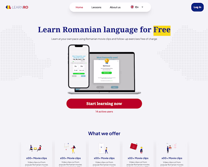 Romanian Language Learning Platform