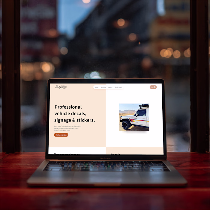 eCommerce Website | Signage Company