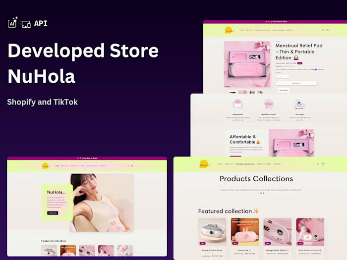 NuHola E-commerce Store Launch and Growth