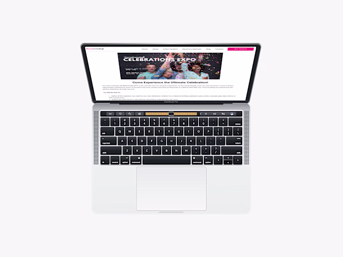 Event and ticket sales website