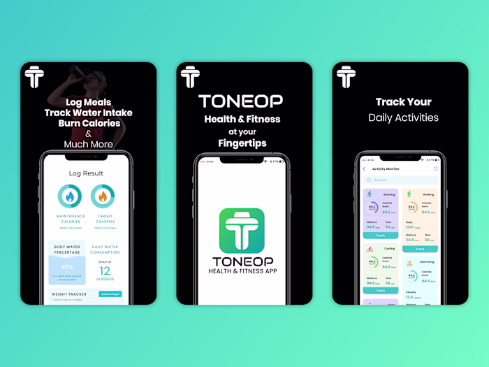 Fitness App built in React Native
