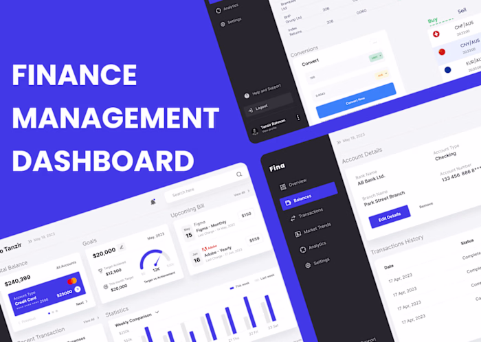 Finance Management Dashboard