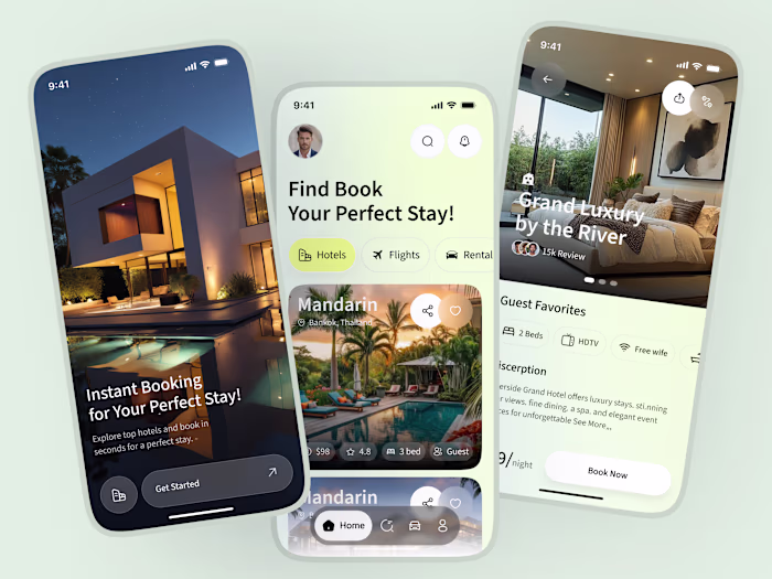 High-End Hotel Booking Experience App