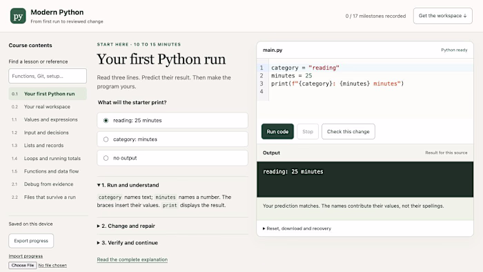 Modern Python: Interactive Browser App
