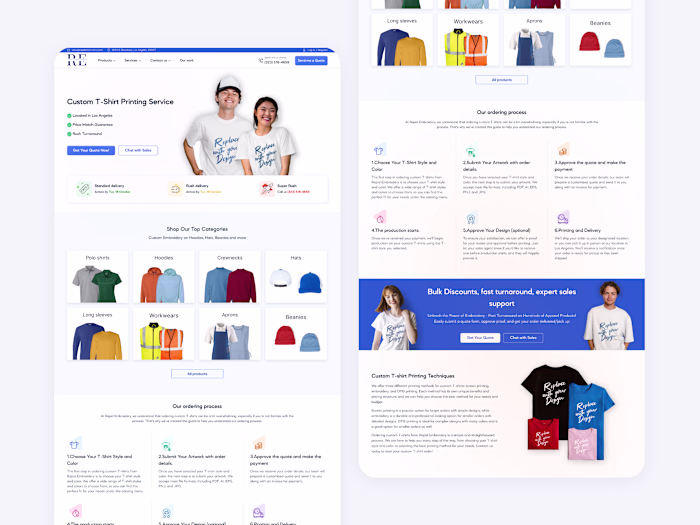 Creative Landing Page / Web UI Design