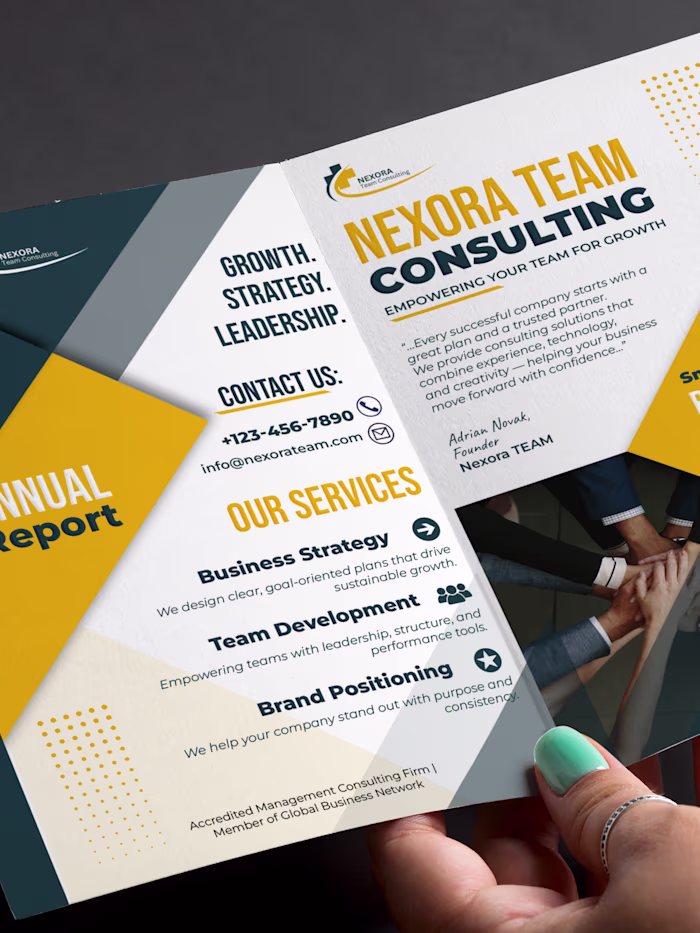 Annual Report Brochure Design