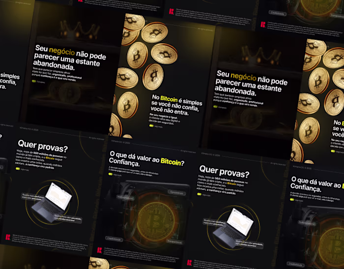 Bitcoin Educational Carousel Design