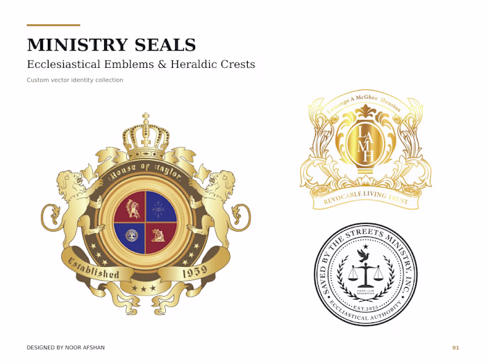 Ministry Seals, Official Crests & Gov. Emblem Design