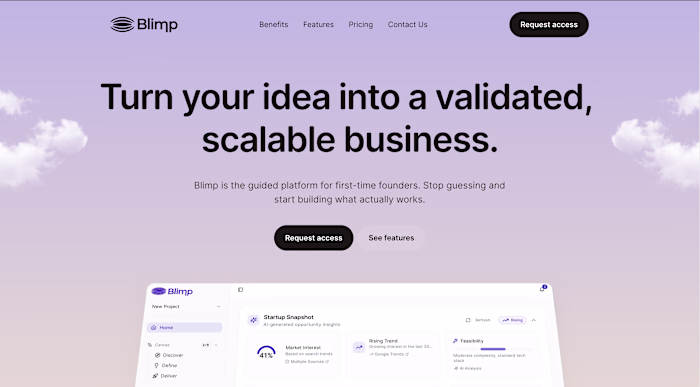 Marketing Website Design for a First-Time Founder Platform