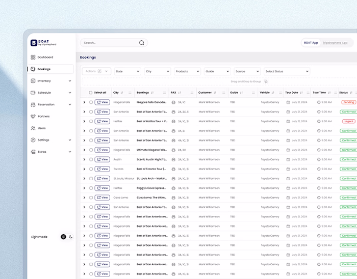Booking Management SaaS Redesign Case Study