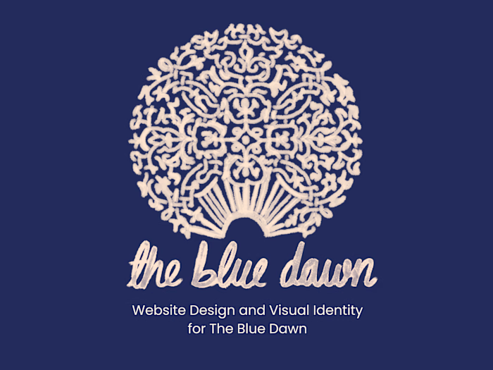 Visual Identity and Website Design for The Blue Dawn
