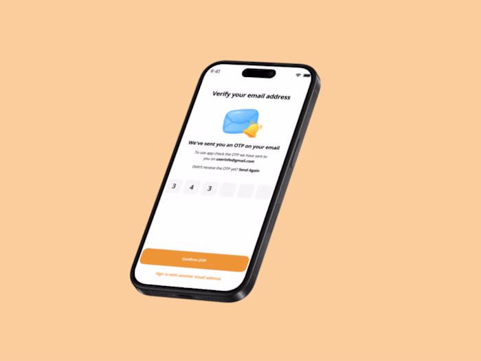 OTP Screen Design