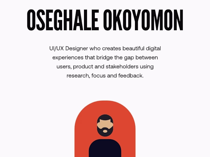 Oseghale's UI/UX Portfolio