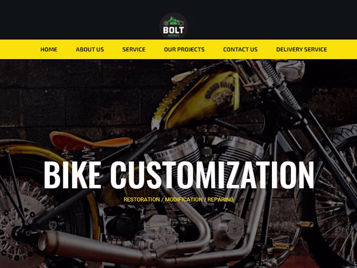 Motor Works Wordpress Website