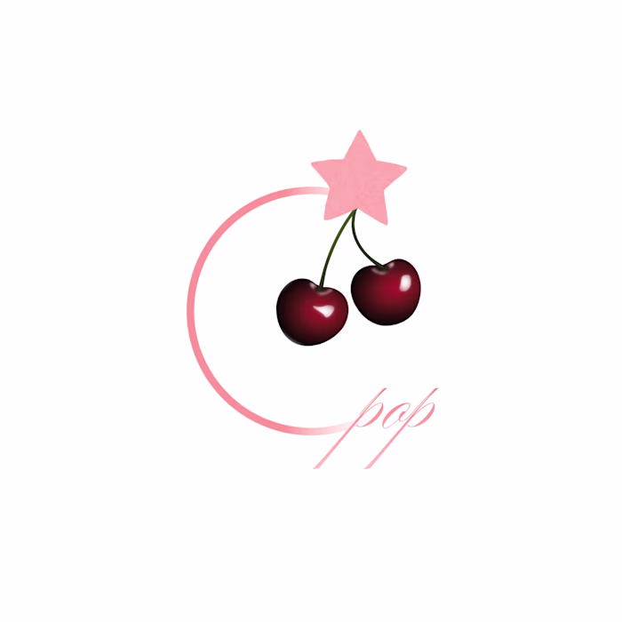 Logo [cherry pop] today create