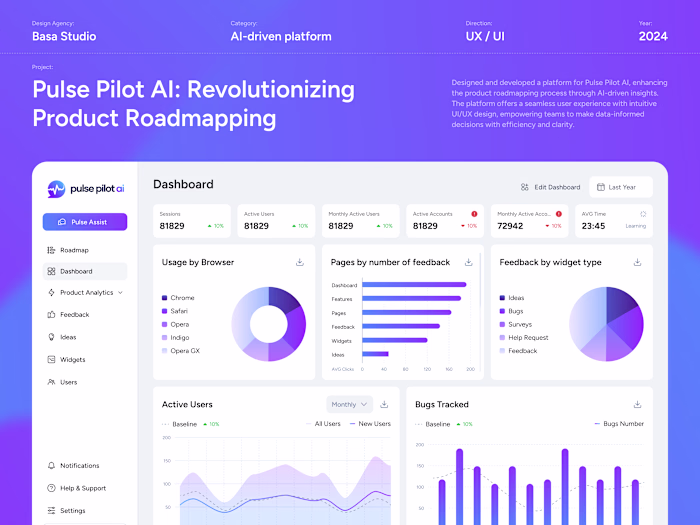 Web SaaS application for AI co-pilot