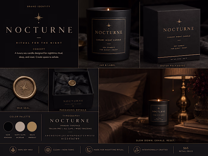NOCTURNE — Luxury Night Candle