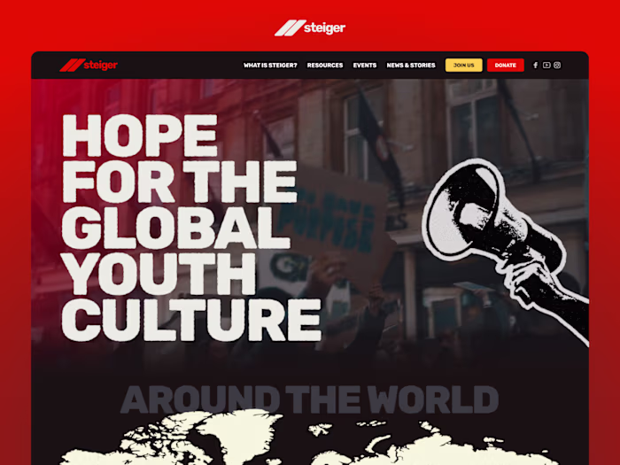 Global CMS powered website for