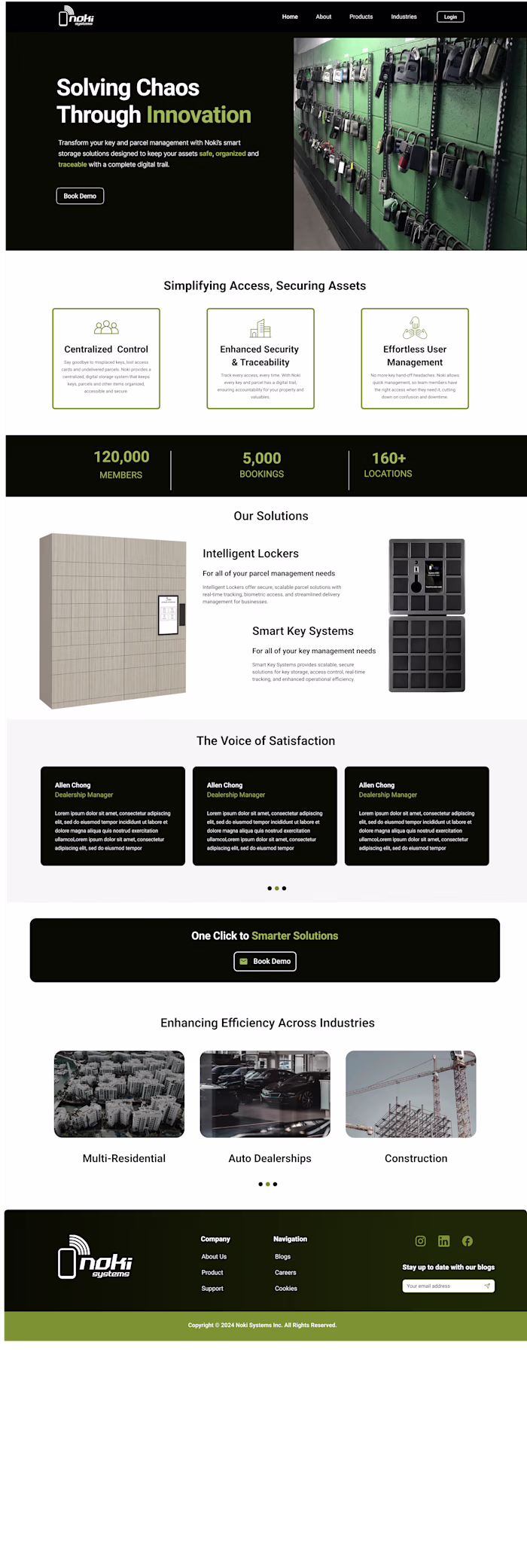 Noki Systems Website Design