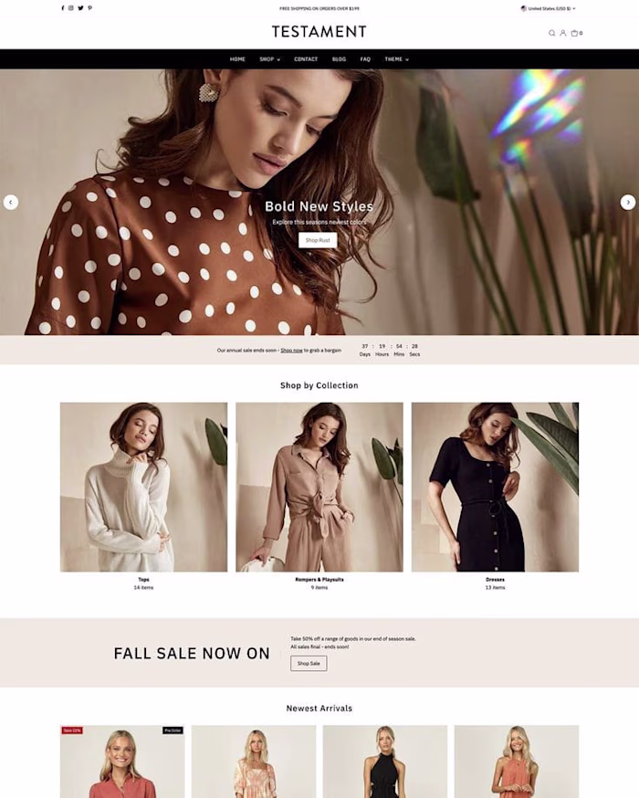 Shopify Store Design and Optimization