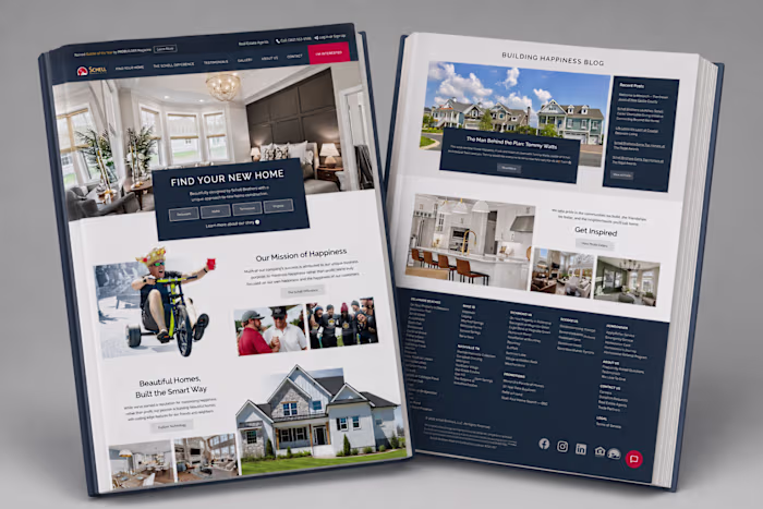 A modern Kajabi website designed