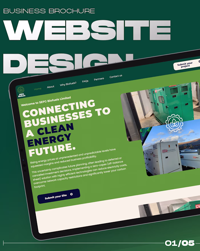 Brochure Website Redesign to Improve Visibility