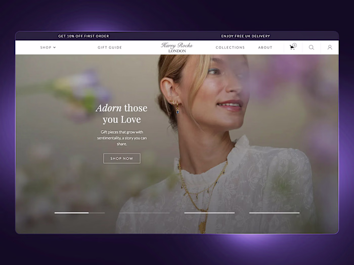 Art Direction + Ecommerce Web Design & Development – Harry Rocks