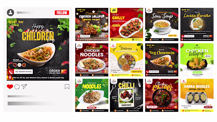 Social Media Post Design by bittu rai :: Behance