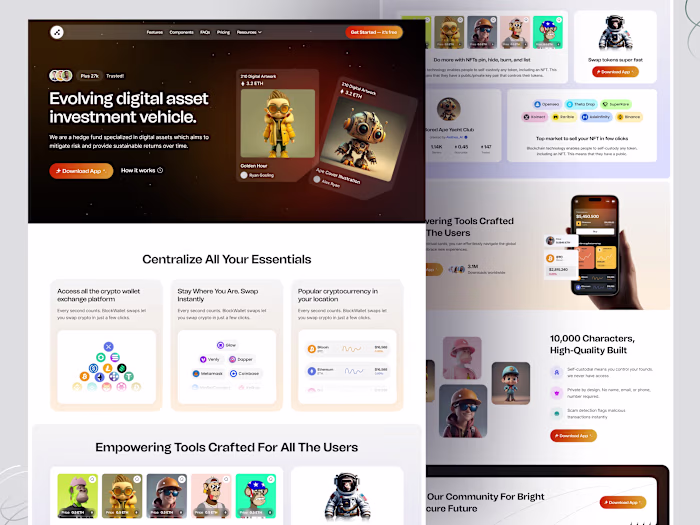NFT Landing Page
NFT Landing Page