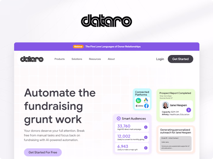 Dataro · Webflow to Framer migration