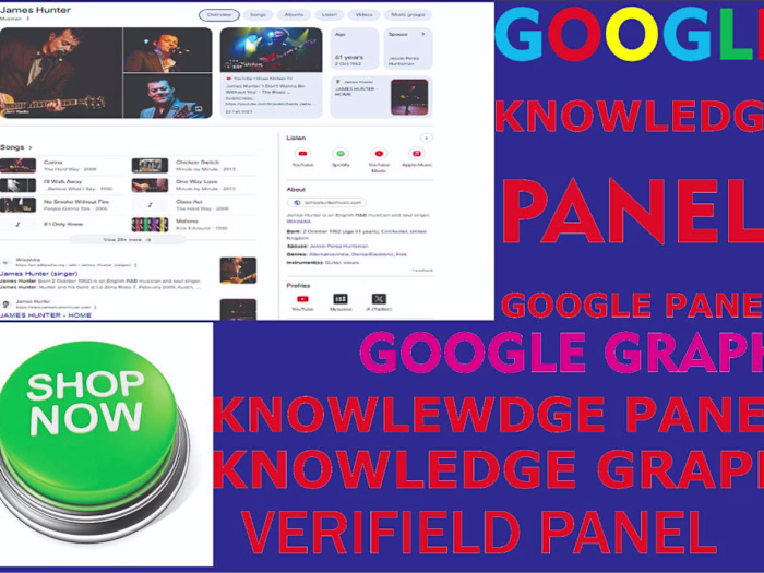 I will claim and edit your Google knowledge panel for personal 