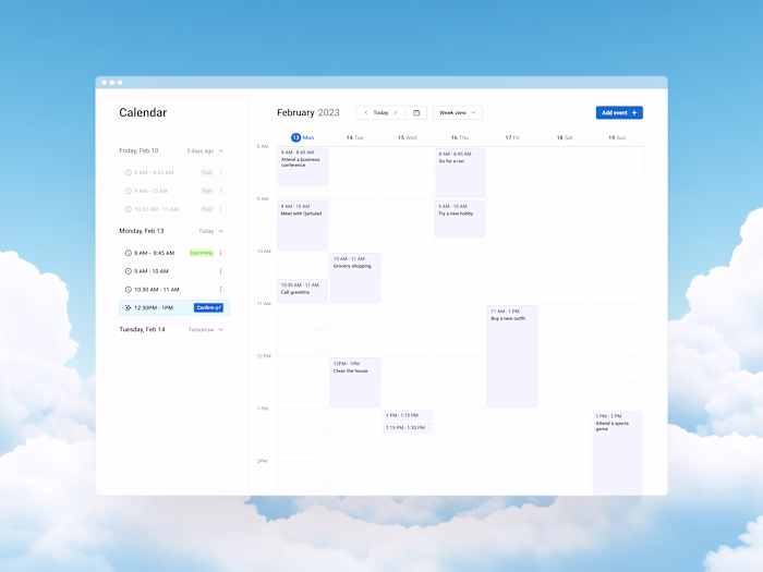 🗓️ calendar