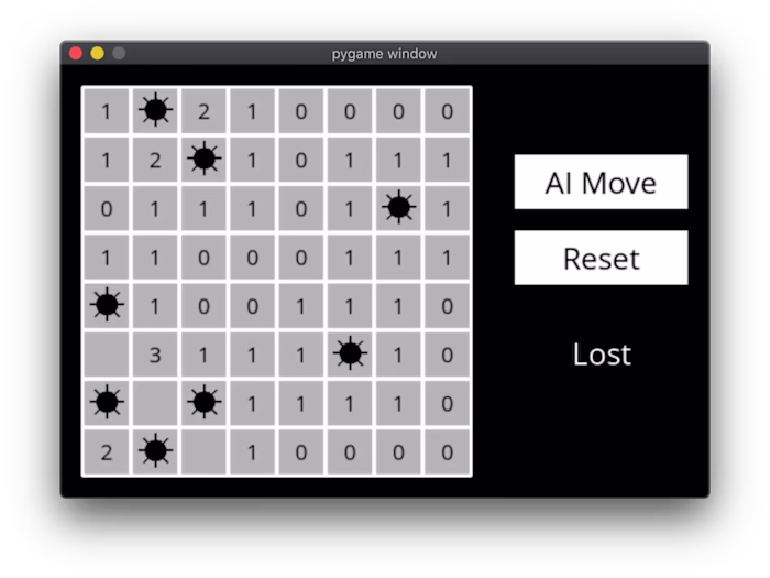 Minesweeper ai game
