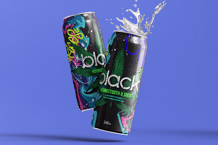 Cannabis-Infused Beverage Packaging Design 