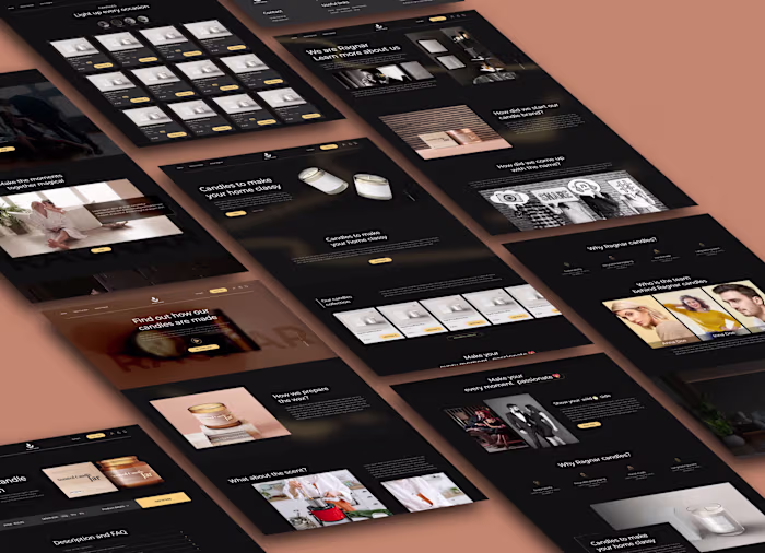 Case Study: Ragnar Candles eCommerce UI/UX design
