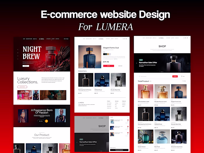 Lumera E-commerce Website Design