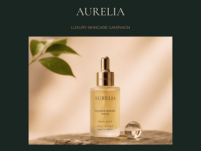 AURELIA — Luxury Skincare Campaign