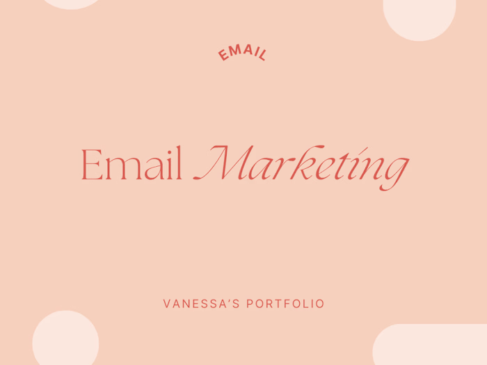 Email Campaign Copywrite